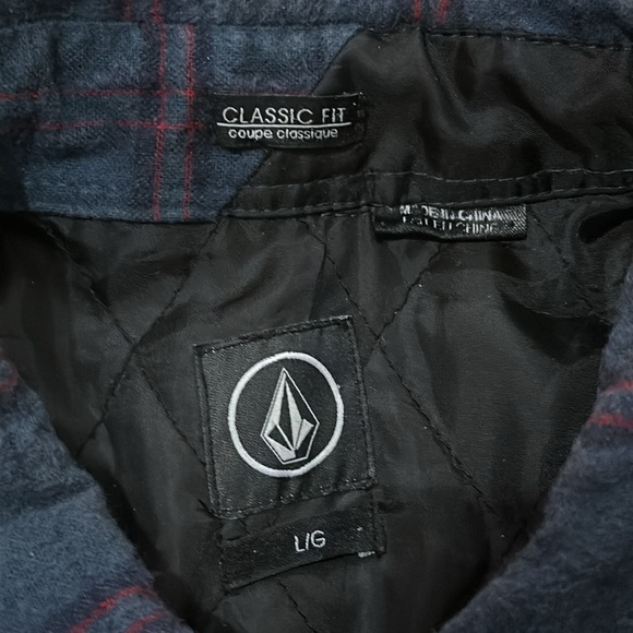 Volcom Windproof Quilted Flannel, size L - Picture 2 of 7